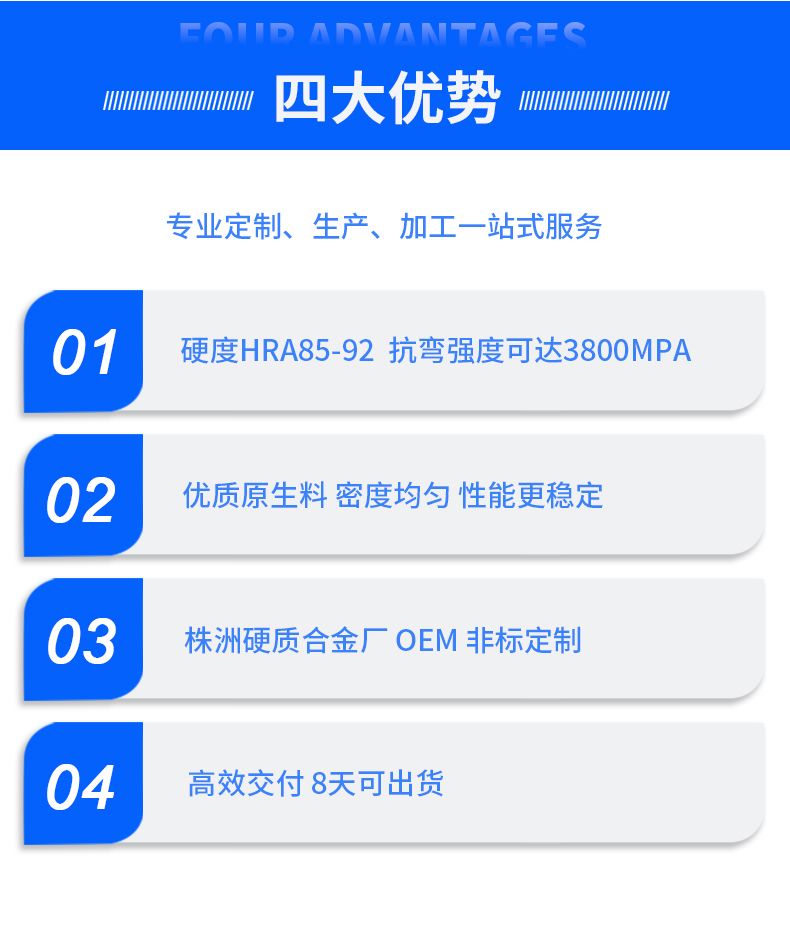 定制鎢鈷類硬質(zhì)合金